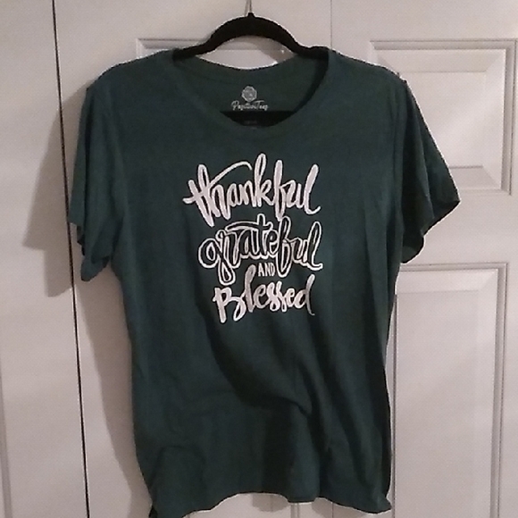 Positive Tees Tops - Grateful Tee